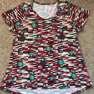 LuLaRoe Holiday Limited Edition Classic T XL